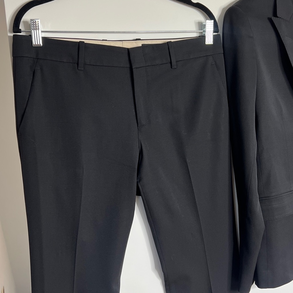 Gucci Sz 42 Two Piece Flat Frint Pants One Button Blazer Wool Suit Made in Italy - Picture 6 of 12